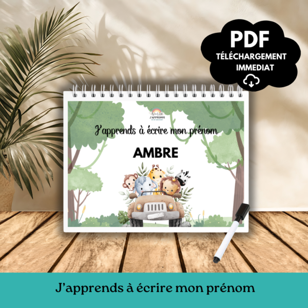 Livret d’Activités – J’écris Mon Prénom