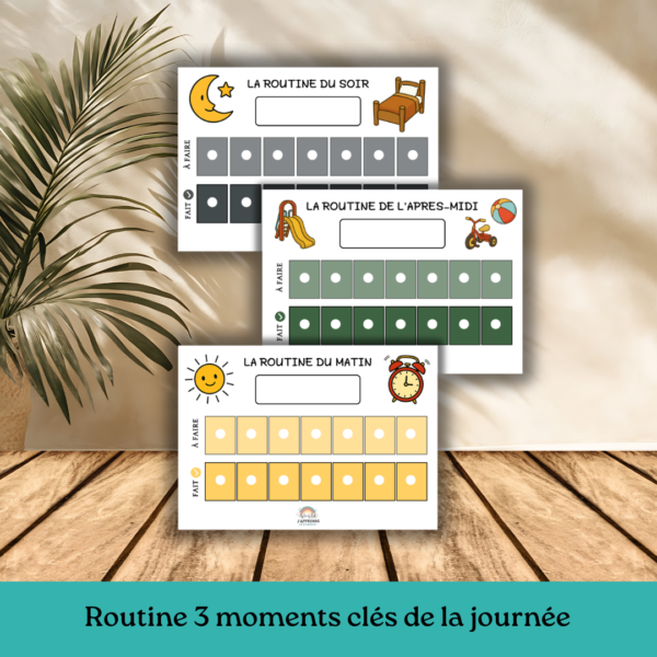 Routine pour enfant 3 moments clés de la journée