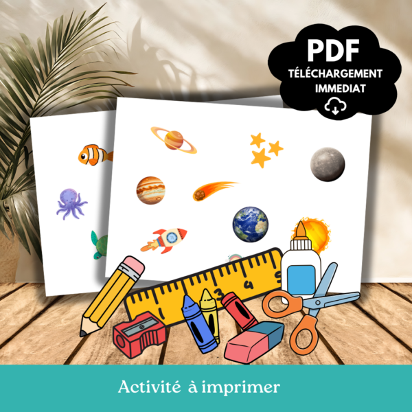 Activité avec colorant