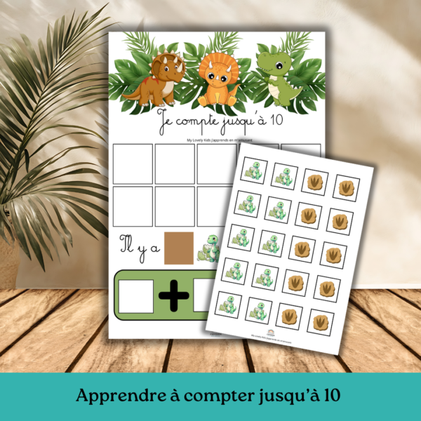 Apprendre à compter jusqu'à 10 devient un jeu d’enfant
