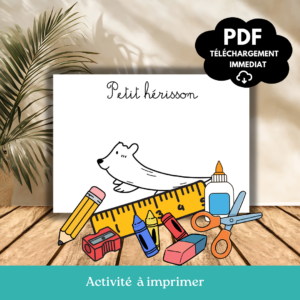 Petit hérisson