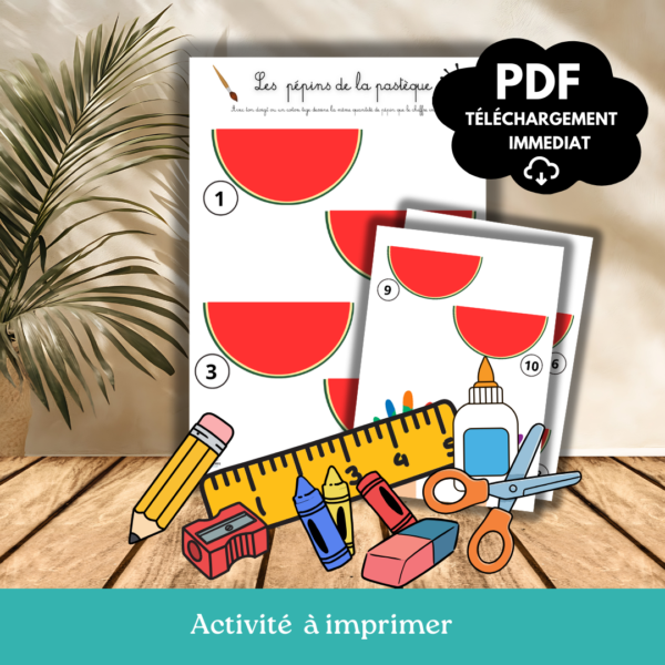 Les pépins de la pastèque