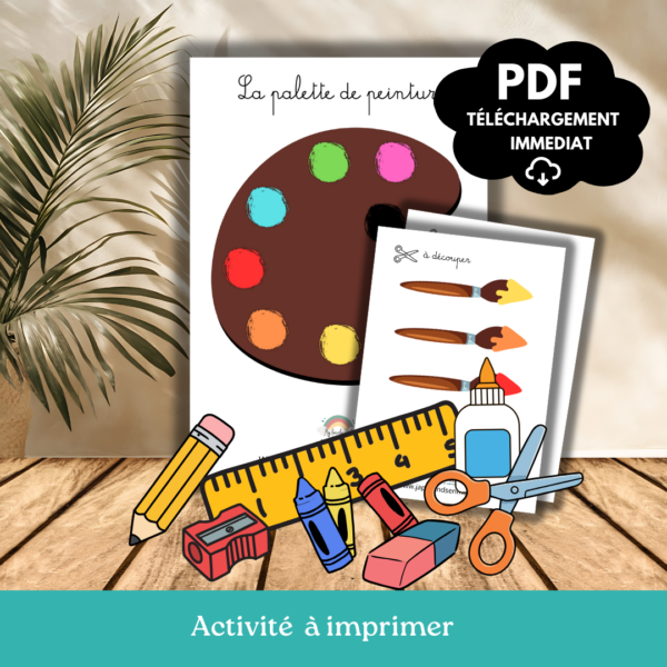 La palette de peinture