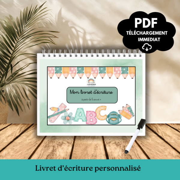 Livret d’écriture personnalisé