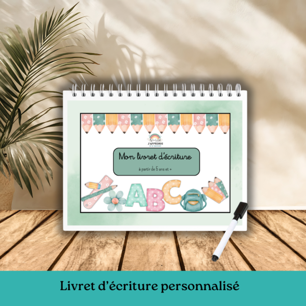 Livret d’écriture personnalisé