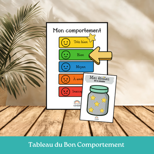 Tableau du Bon Comportement – Méthode ludique et motivante pour enfants