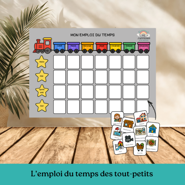 L’emploi du temps des tout-petits