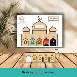 Support d’initiation aux cinq prières quotidiennes