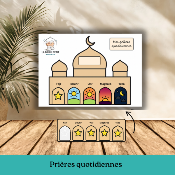 Support d’initiation aux cinq prières quotidiennes
