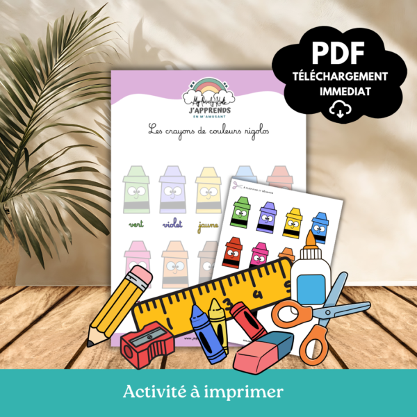 Les Crayons Rigolos Colorés